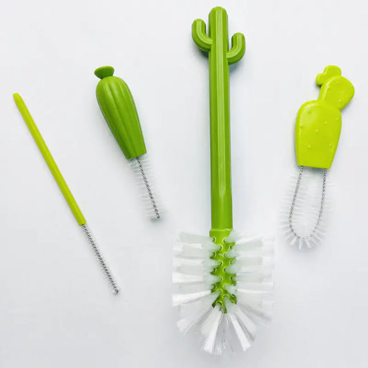 Multifunctional Cactus Cleaning Brush 4 Piece Set